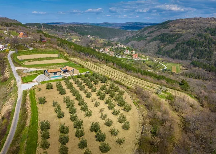 Rea By Villsy - With Private Pool, Sauna And Jacuzzi Grožnjan